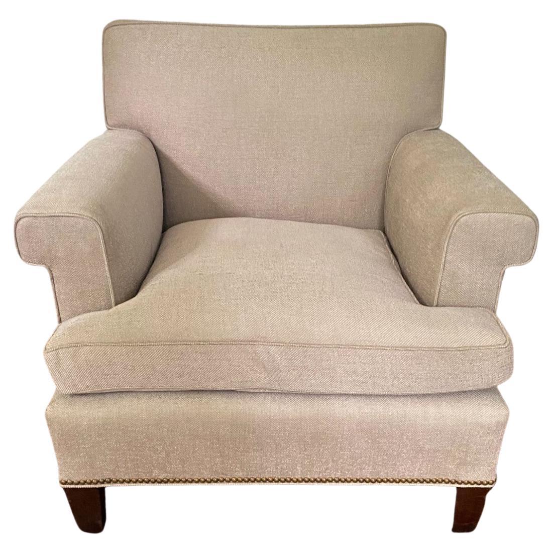 Nouveau fauteuil de salon de style Lawson avec coussin de siège en duvet, en stock