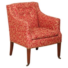 New Wood & Hogan Sheraton Style Mahogany Tailored Armchair w/ Downs Cushion (en anglais)