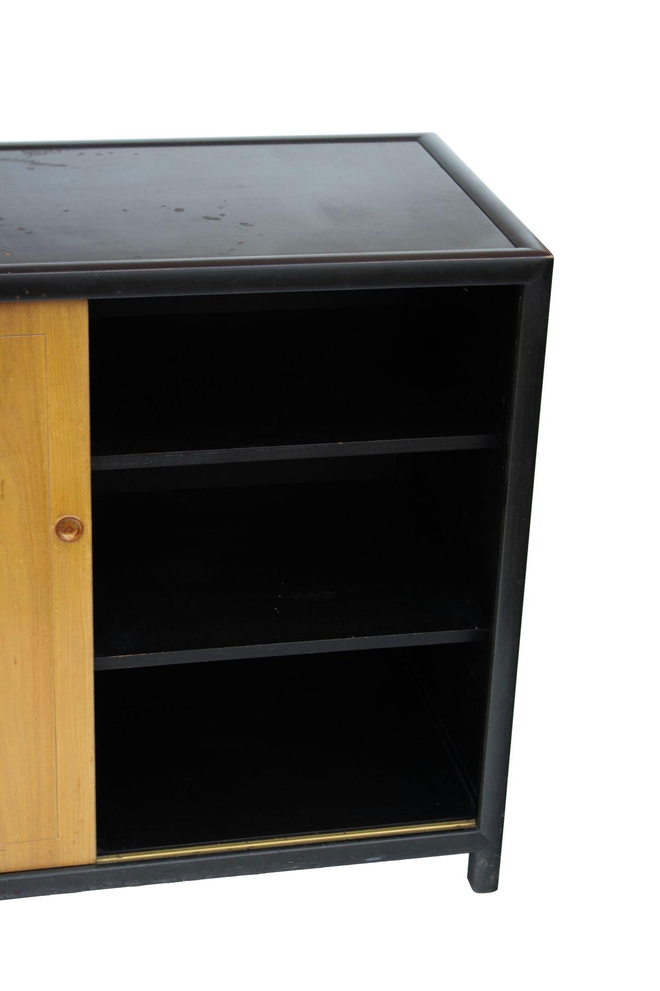 Walnut New World Buffet designed by Michael Taylor for Baker Furniture For Sale