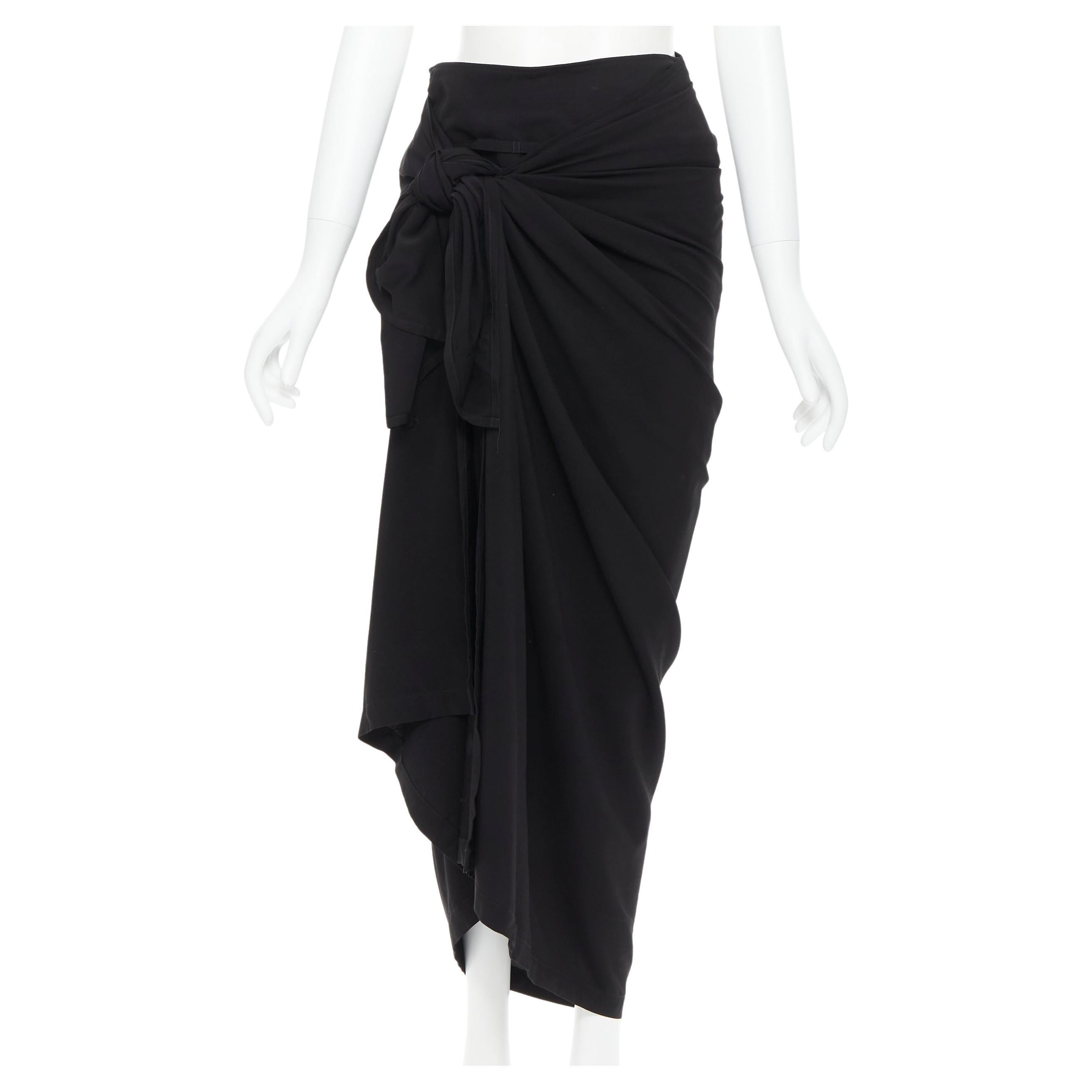 wrap around skirt draping
