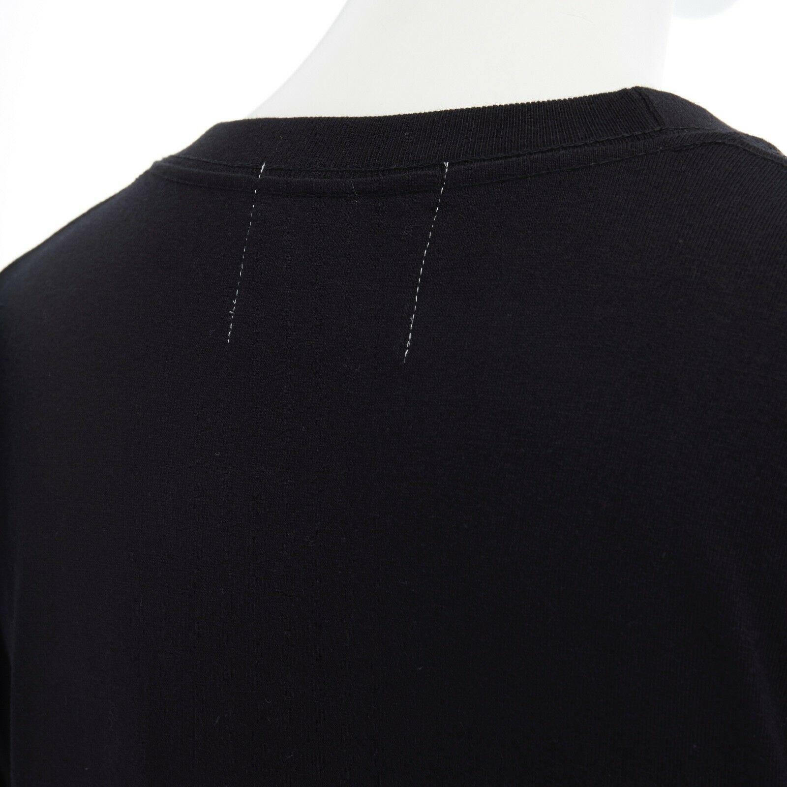 new YOHJI YAMAMOTO black mixed fabric drop waist embroidered shirred dress JP2 M 6