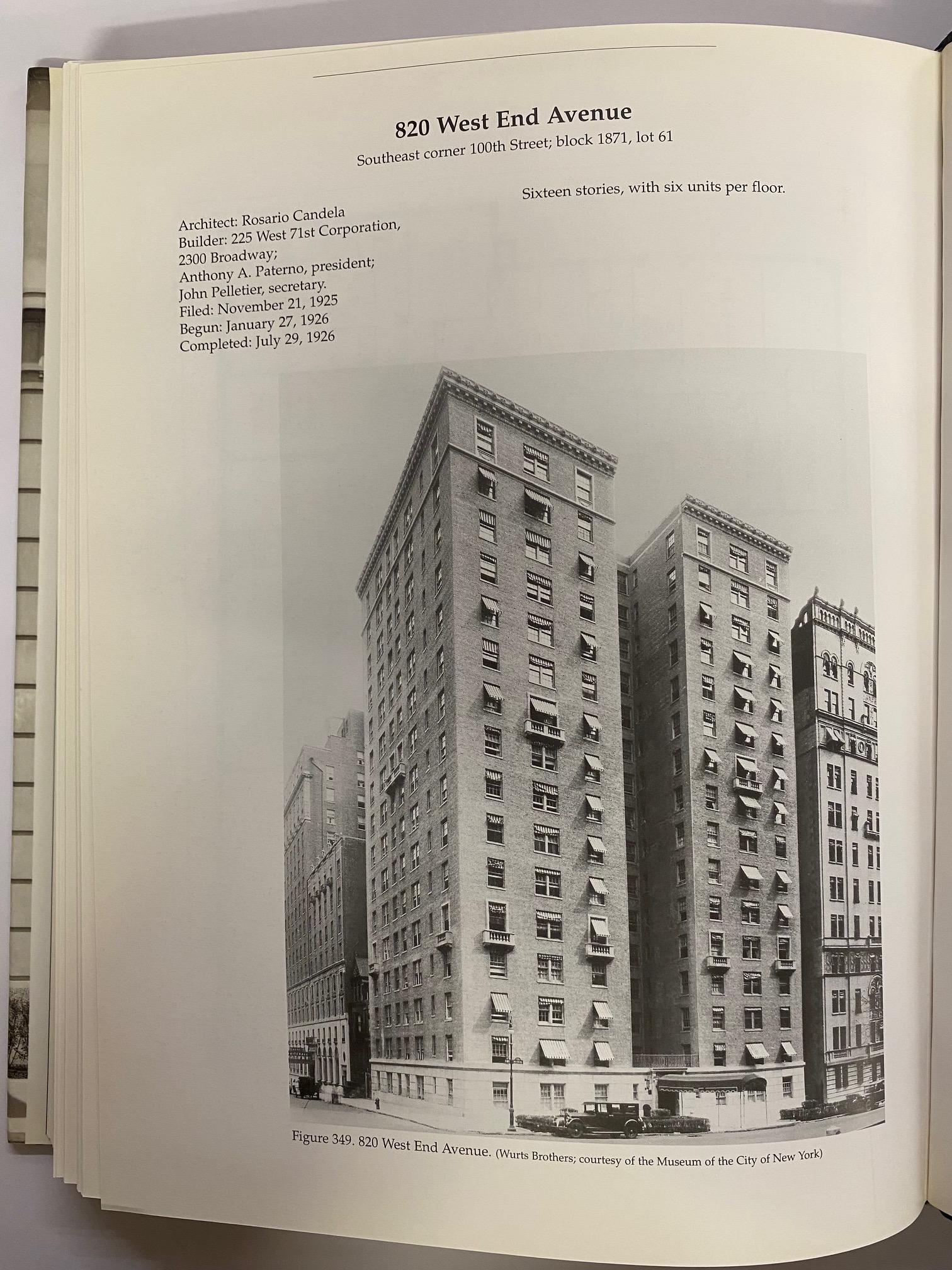 New York Apartment Houses of Rosario Candela and James Carpenter (Book) 3