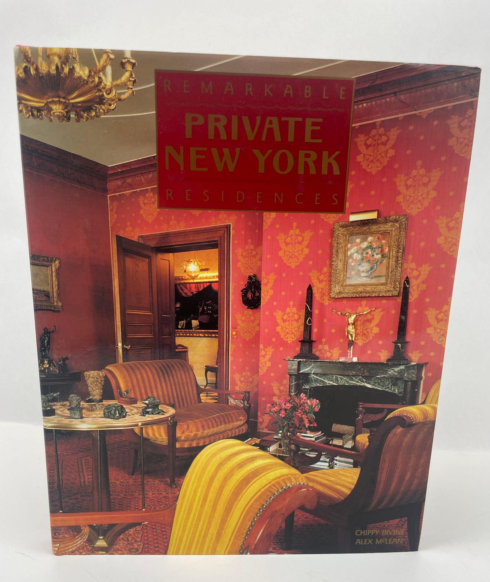 New York Apartments: Private Views Hardcover Book by Charles Davey In Good Condition In North Hollywood, CA