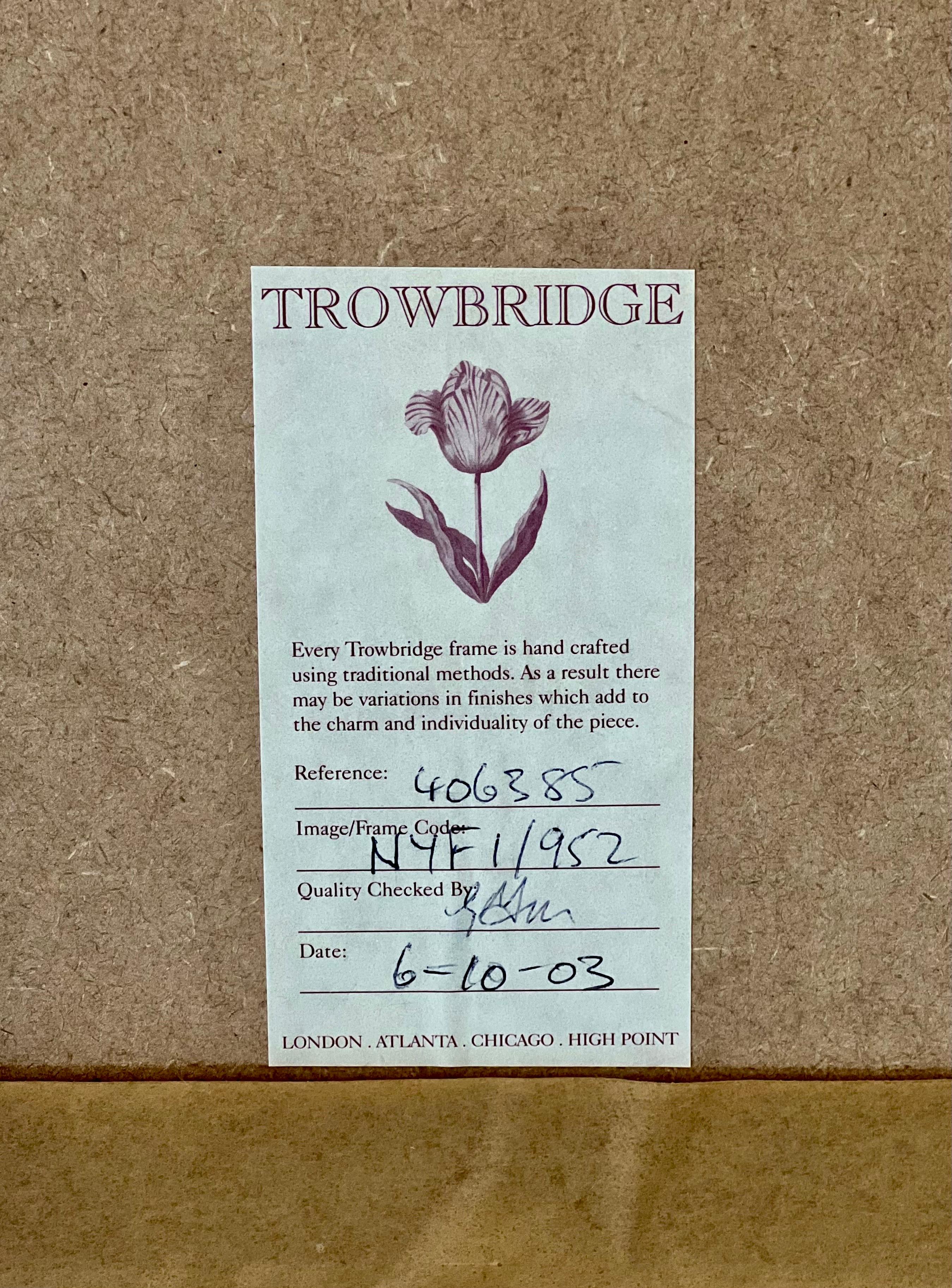 Gravures à la fougère du jardin botanique de New York dans des cadres en noyer fabriqués à la main par Trowbridge en vente 7