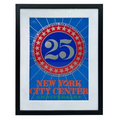New York City Center 25th Anniversary Screenprint in Colors