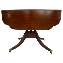 Used New York Federal Mahogany Drop-leaf Table, School of Duncan Phyfe