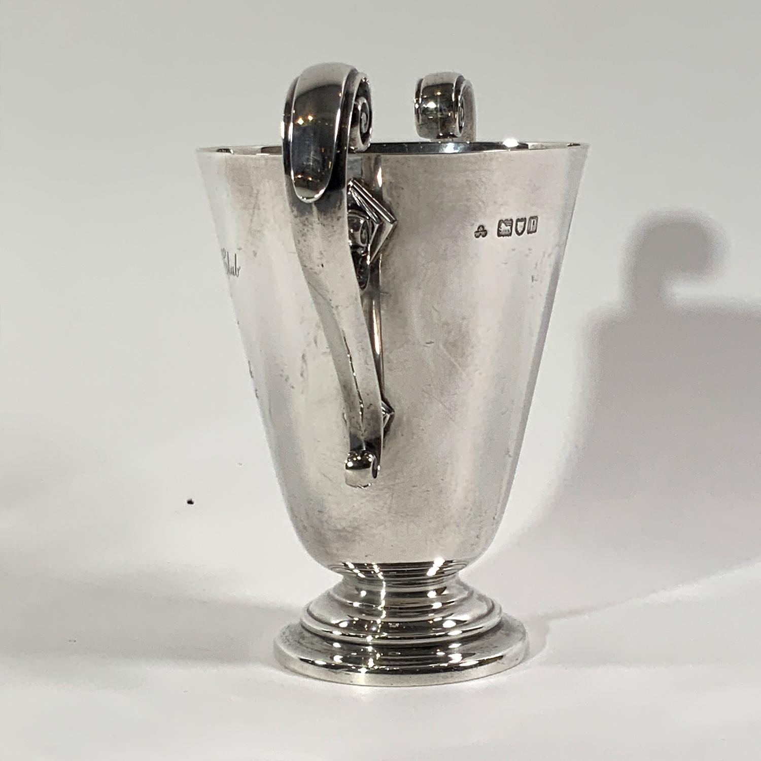Lacquered New York Forty Silver Trophy Cup For Sale