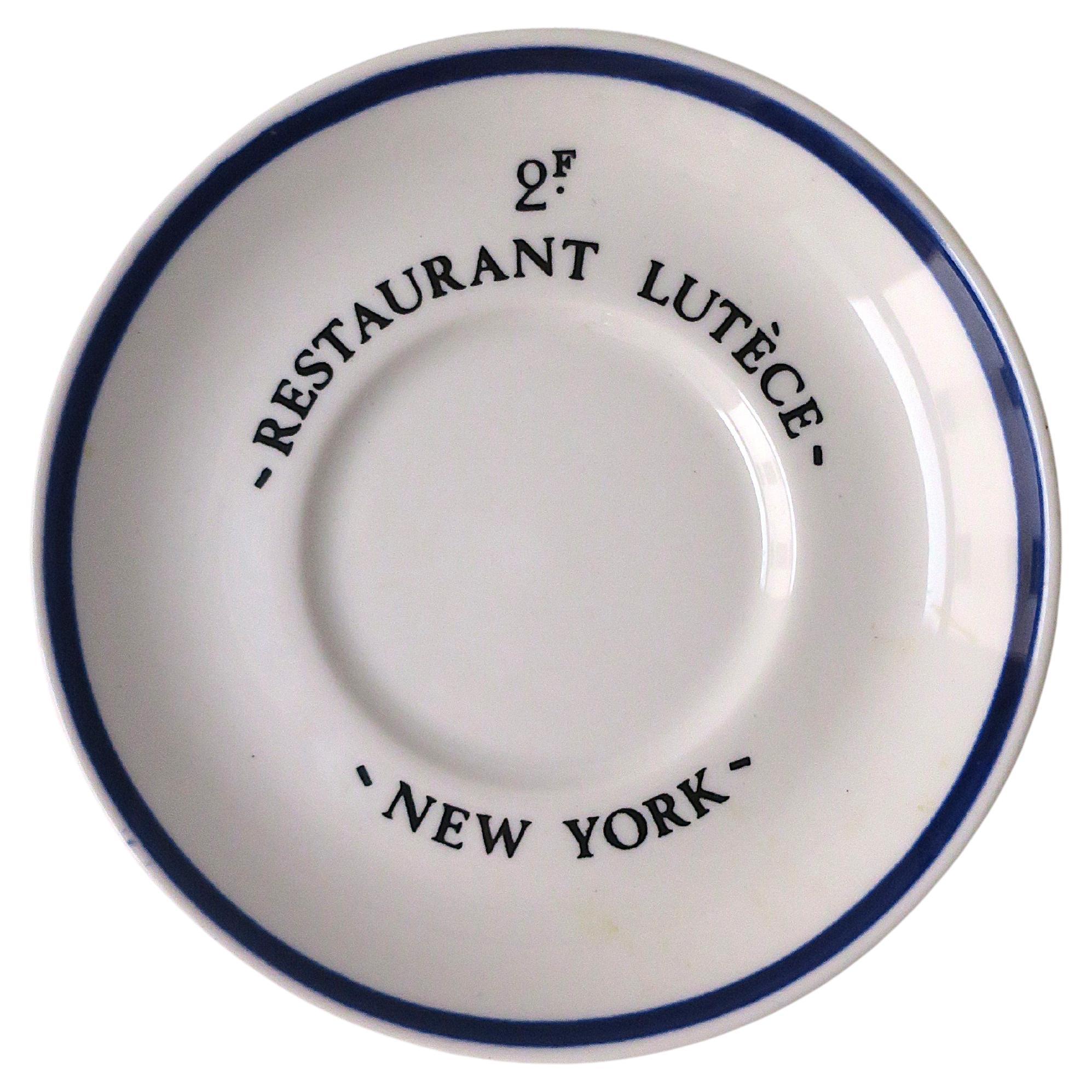 New York French Restaurant Dish For Sale