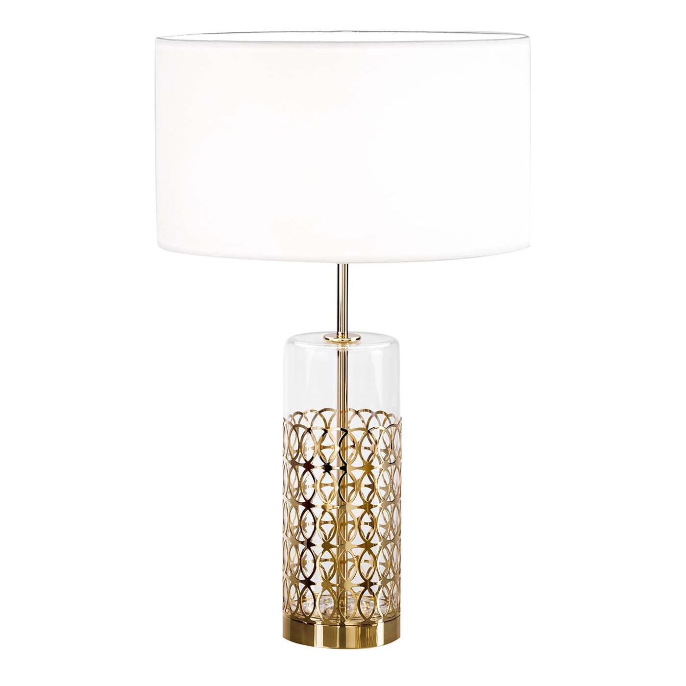 New York Golden Table Lamp For Sale at 1stDibs