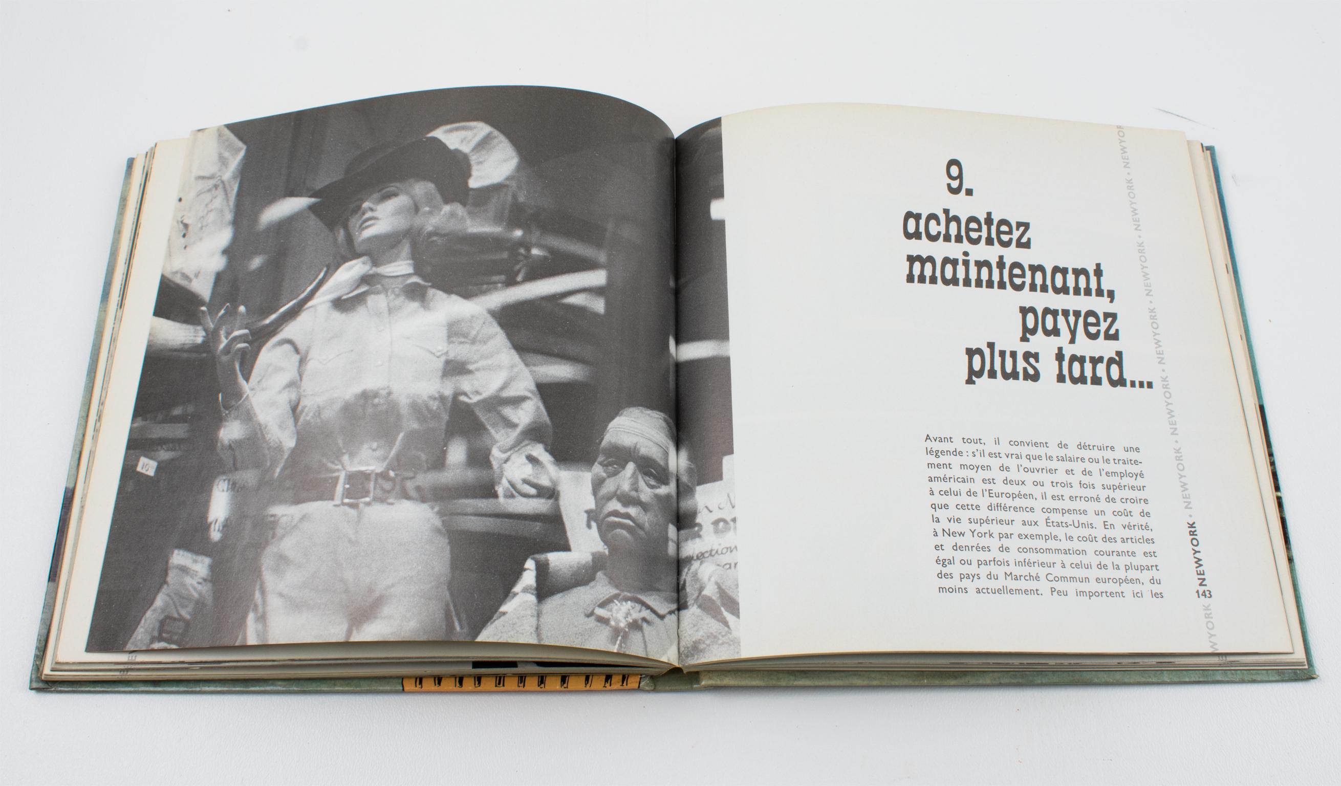 Mid-20th Century New York, Humanity by Cubic Foot, French Book by David Lachterman, 1966 For Sale