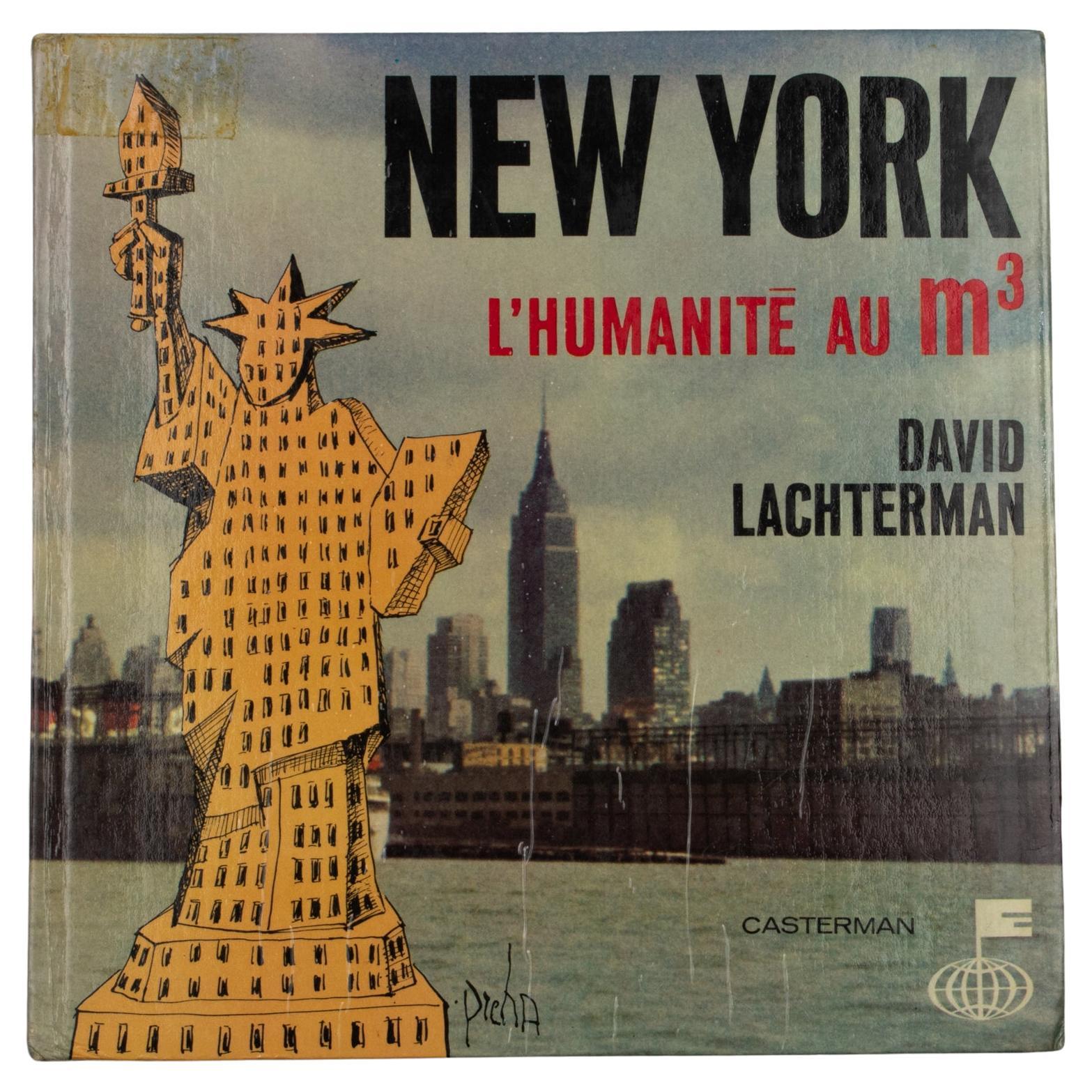 New York, Humanity by Cubic Foot, French Book by David Lachterman, 1966 For Sale