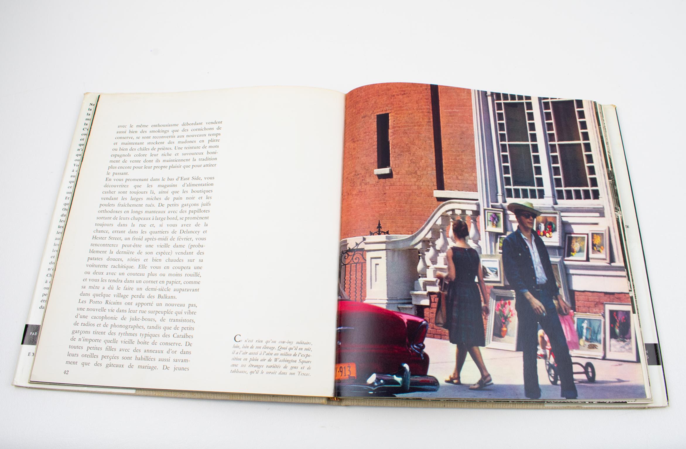 New York, I Love, French Book by Robert F. Wagner and Joyce Peterson, 1964 In Good Condition For Sale In Atlanta, GA