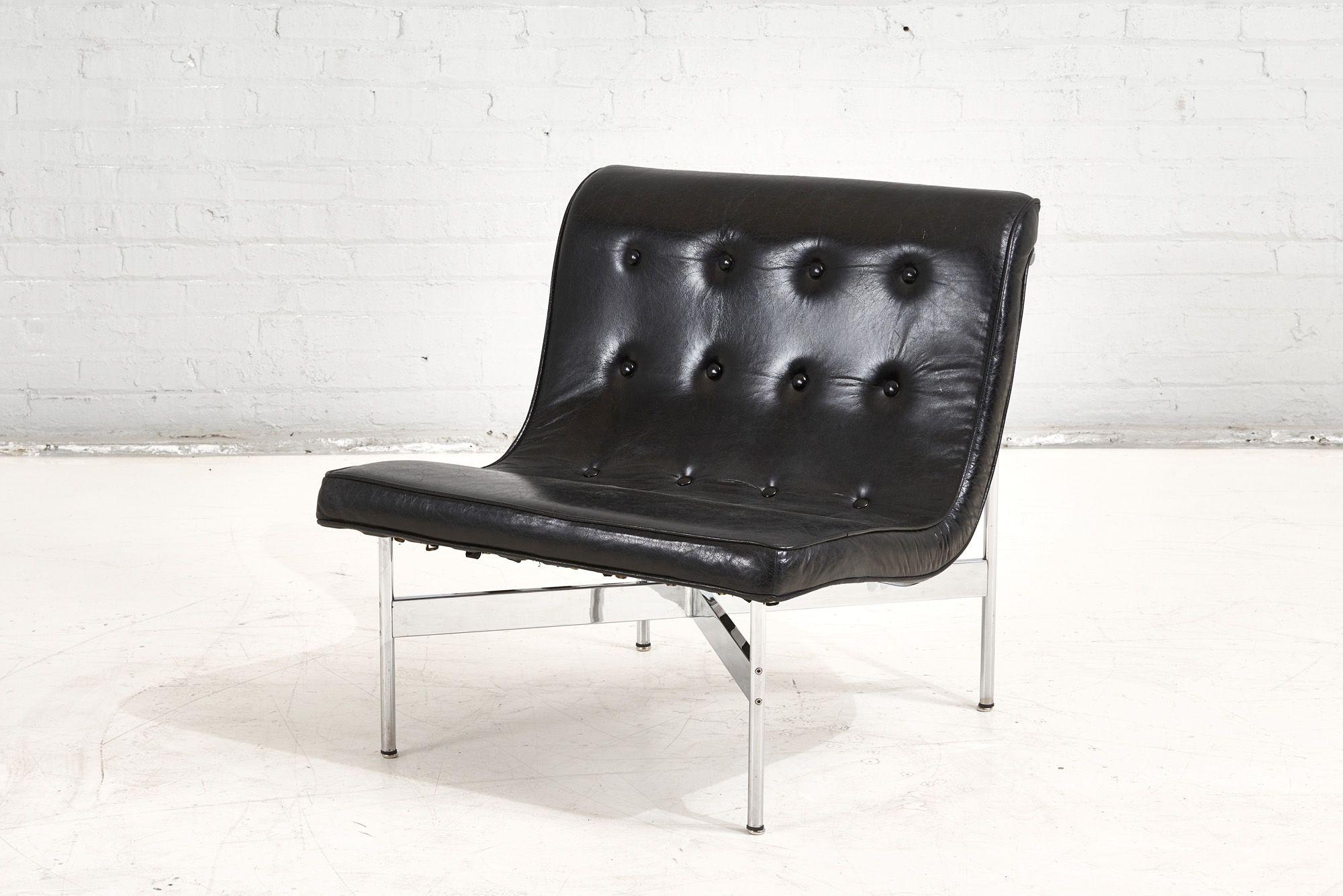 Mid-Century moderno New York Lounge Chair by Katavolos, Littell and Kelley for Laverne, 1955 in vendita