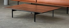 Table basse New York en métal peint noir et Wood Wood par Quinti Sedute