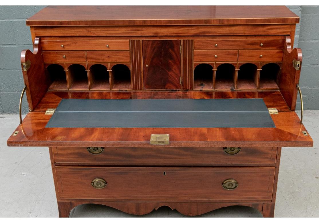 New York Mahogany Federal Butlers Desk For Sale 4