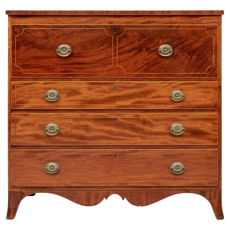 New York Mahogany Federal Butlers Desk For Sale