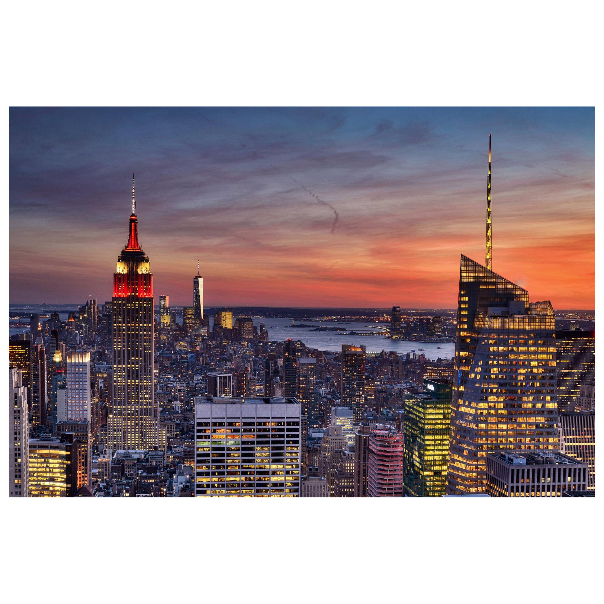 New York Manhattan Landscape, Color Photography Fine Art Print by Rainer Martini For Sale