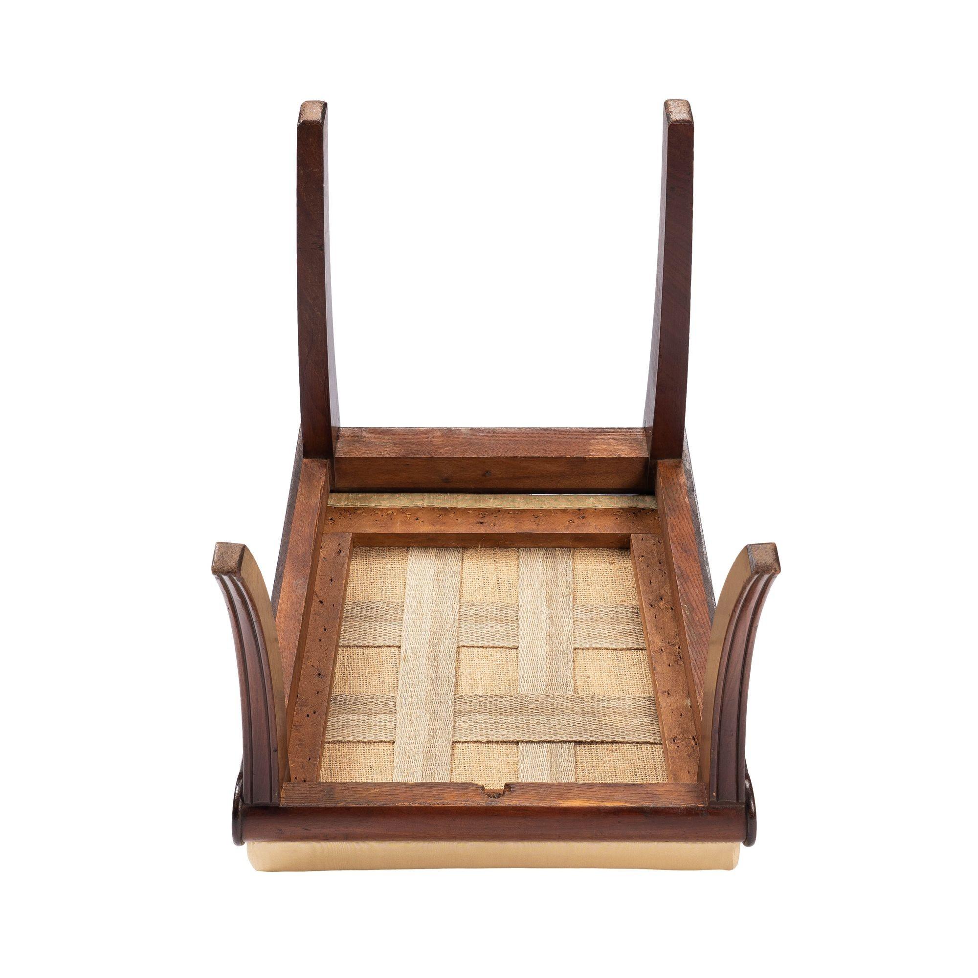 New York Neoclassic Klismos Side Chair in Honduran Mahogany, '1815' 7