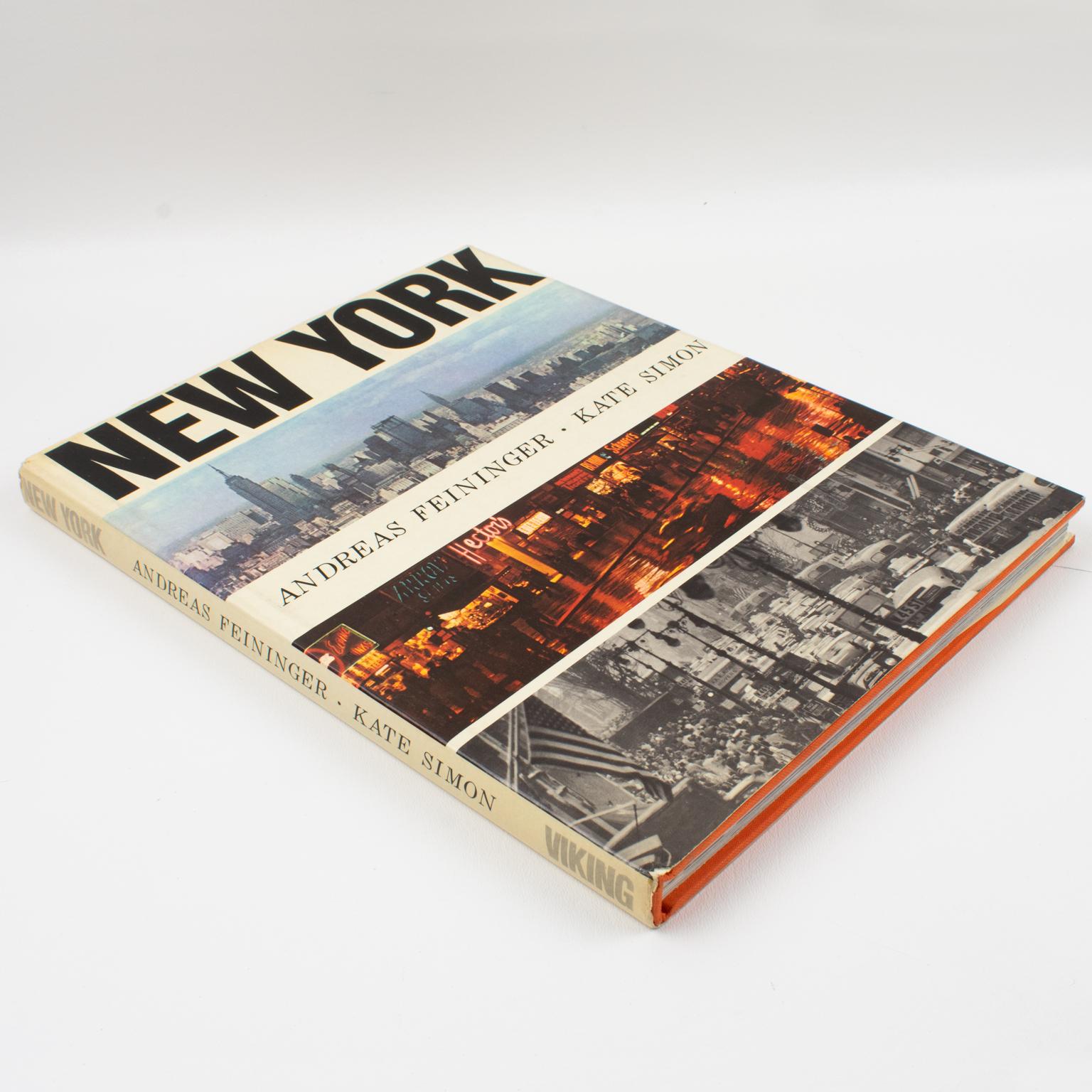 Moderne New York Photographs, livre d'Andreas Feininger, 1964 en vente