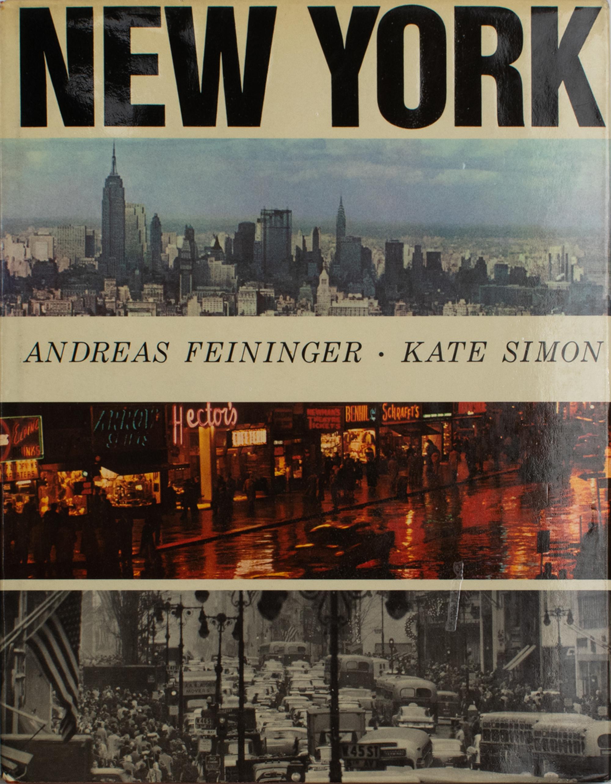 Américain New York Photographs, livre d'Andreas Feininger, 1964 en vente