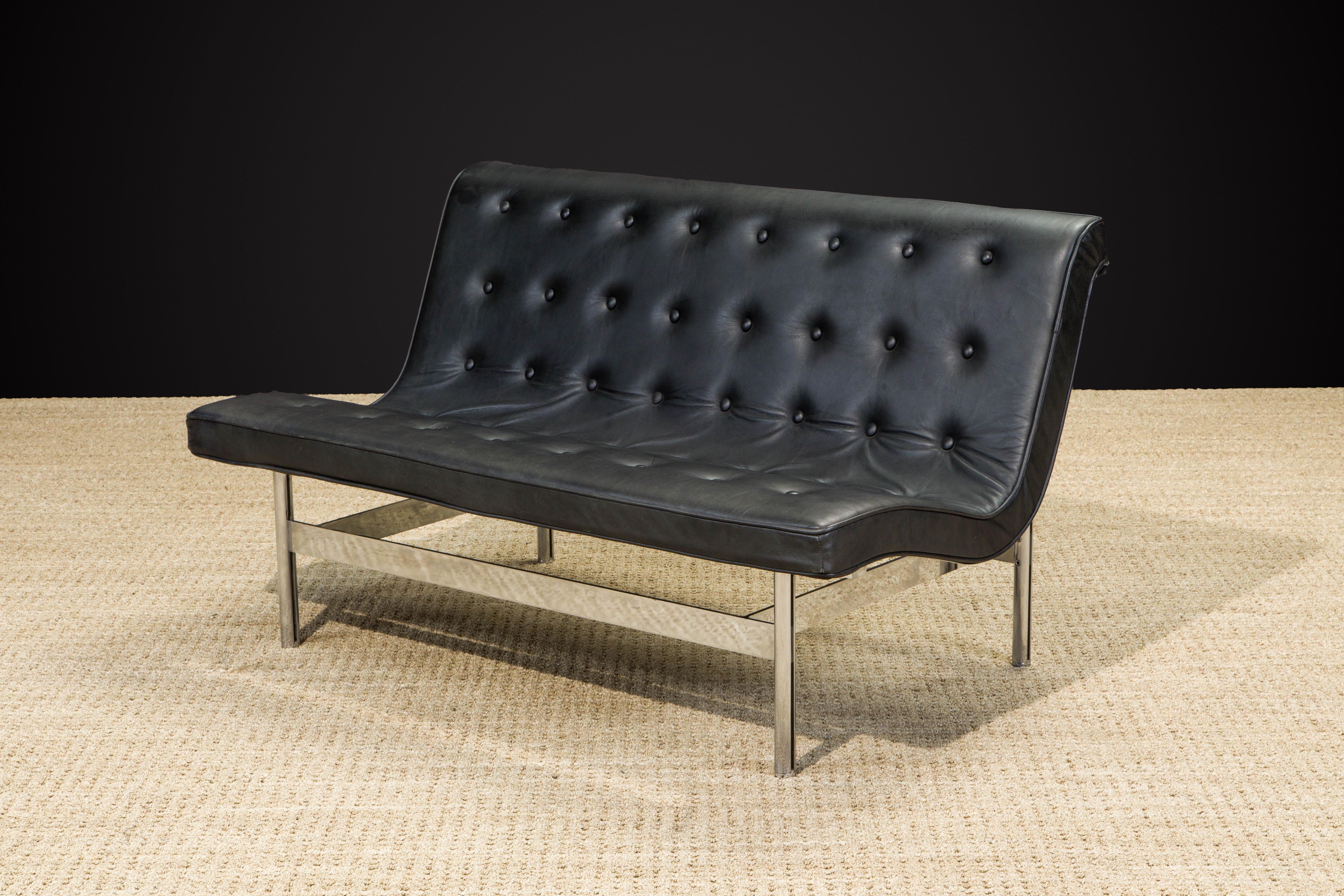 'New York' Settee by Katavolos, Littell and Kelley for Laverne Intl, c. 1952 For Sale 7