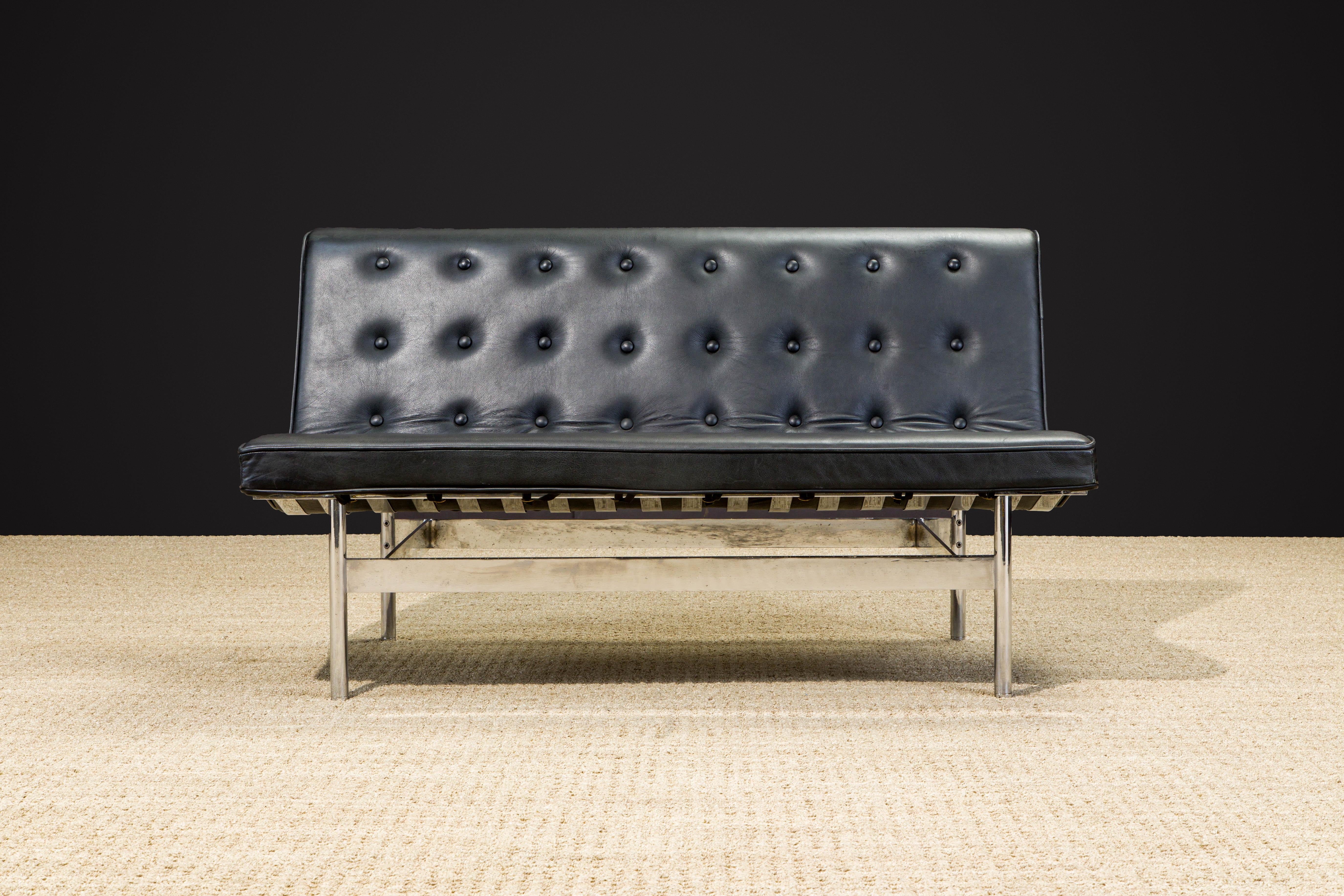 'New York' Settee by Katavolos, Littell and Kelley for Laverne Intl, c. 1952 For Sale 9