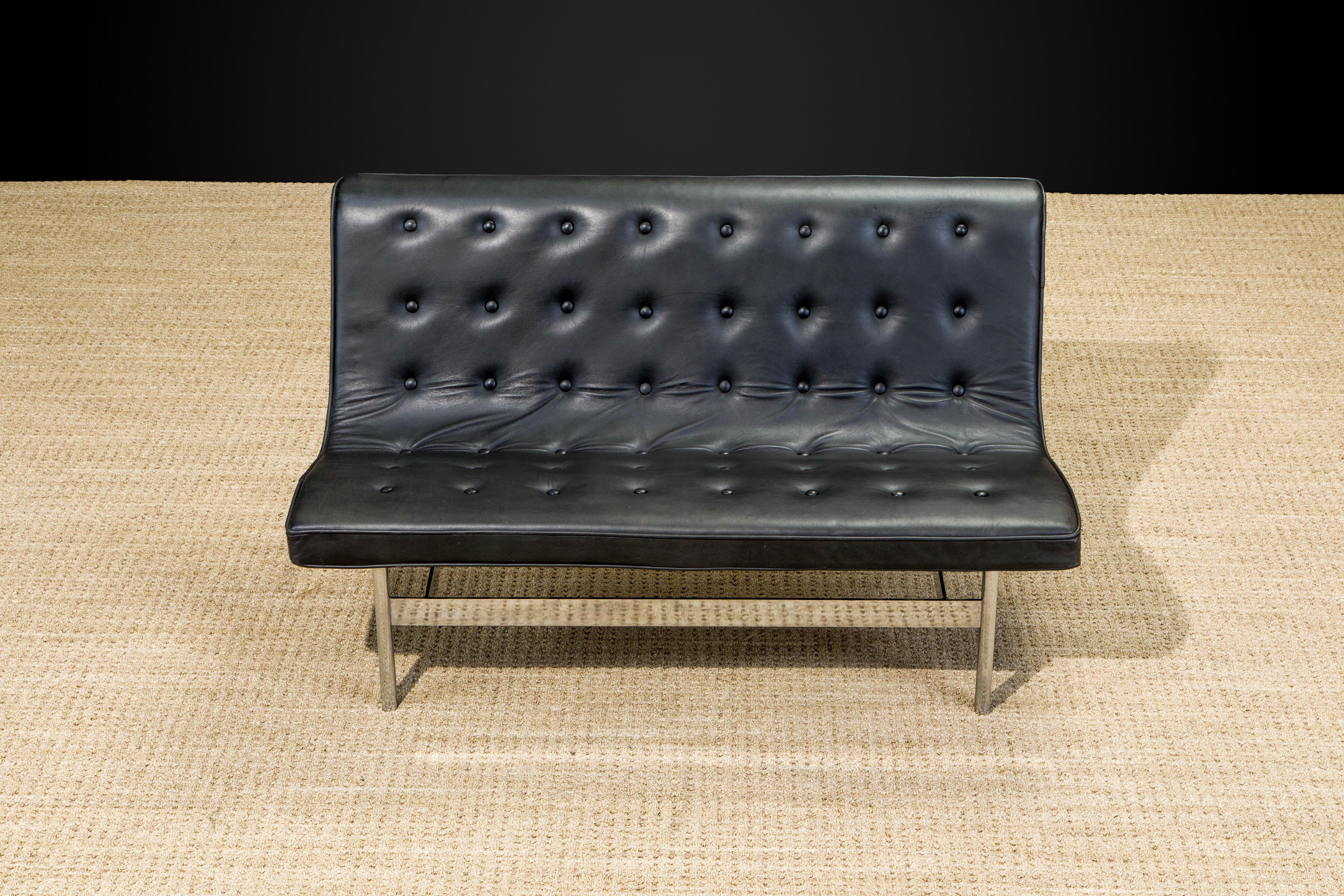 'New York' Settee by Katavolos, Littell and Kelley for Laverne Intl, c. 1952 For Sale 10