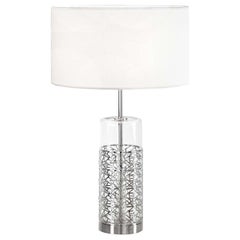  New York Silver Table Lamp