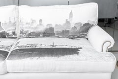 New York Skyline Three Seat Sofa