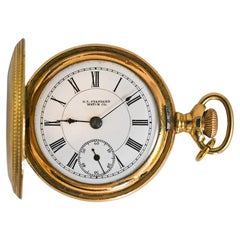 New York Standard Watch Co. Goldgefüllte Taschenuhr