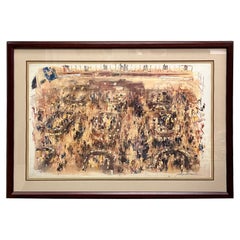 Litografía de la Bolsa de Nueva York de LeRoy Neiman