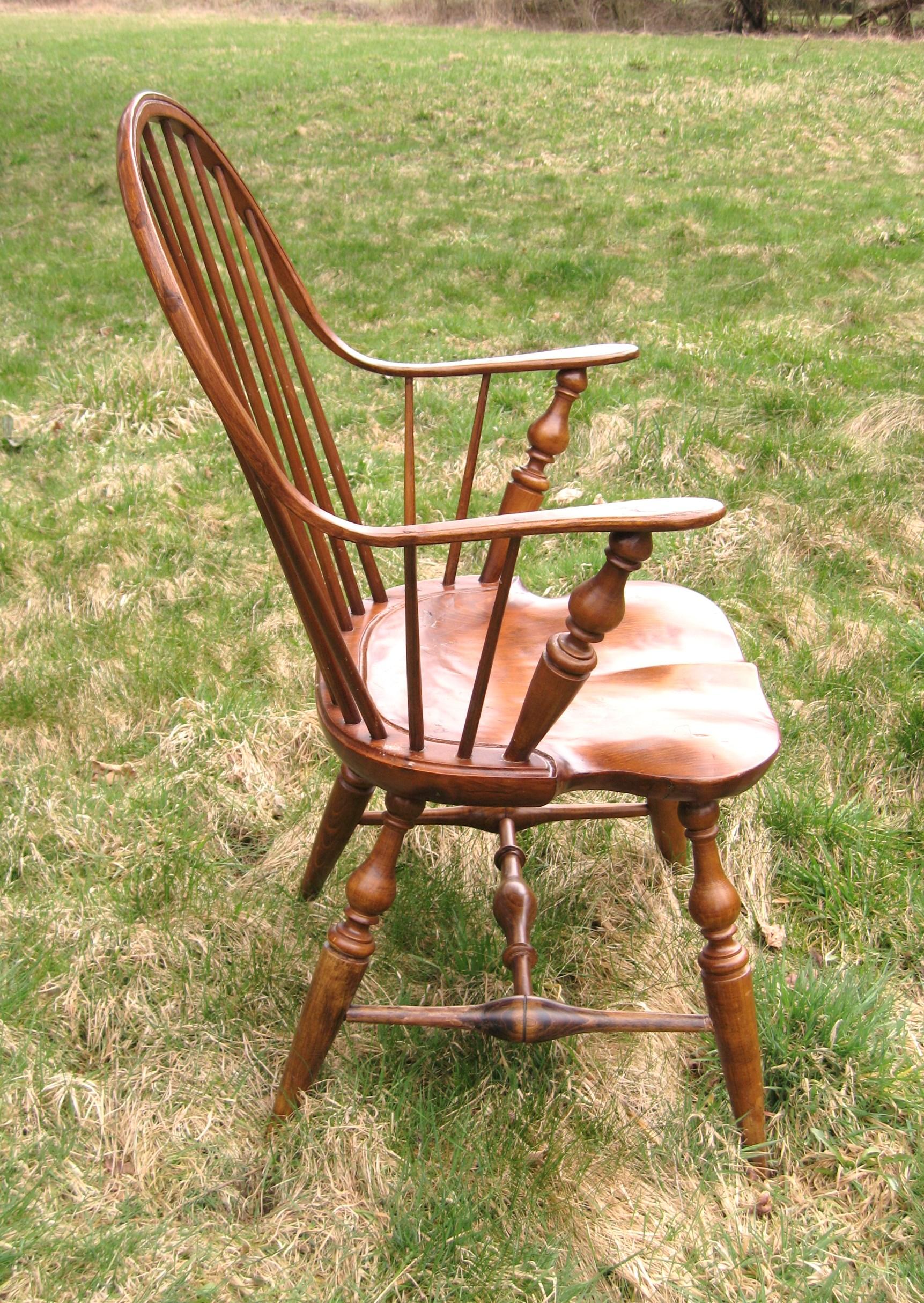 New York Style Windsor Chair Continuous Arm 2