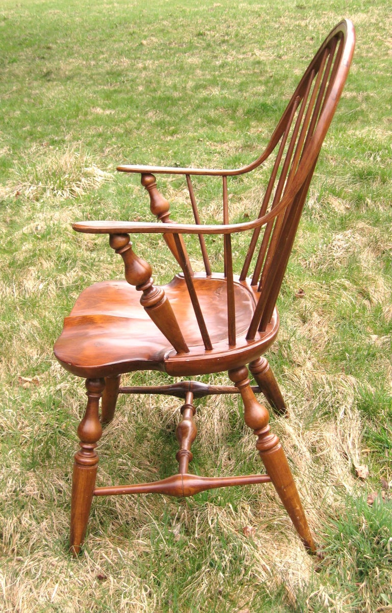 New York Style Windsor Chair Continuous Arm at 1stDibs
