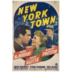 New York Town 1941 U.S. One Sheet Film Poster
