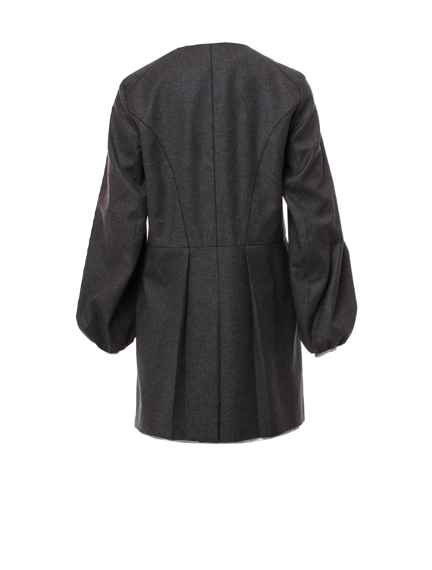 New Yves Saint Laurent  F/W 2007 Runway Wool Cashmere Coat Dress Sz 34 6