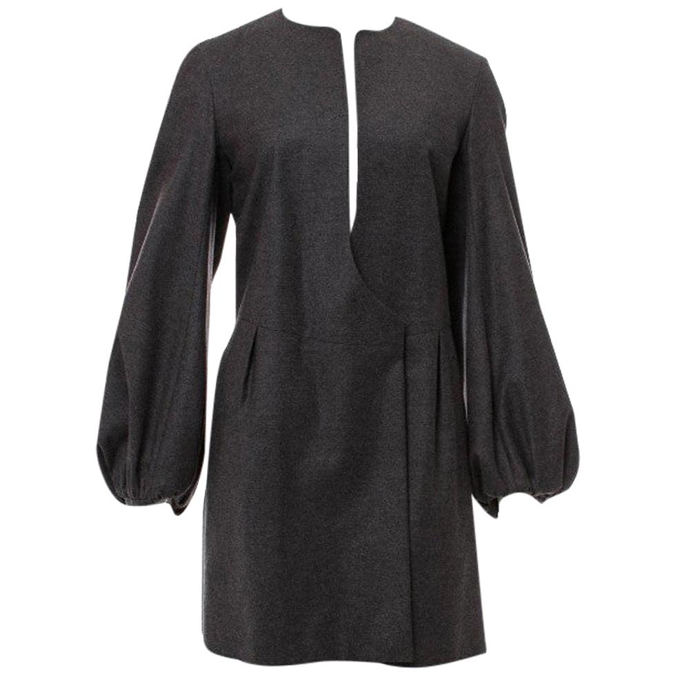 New Yves Saint Laurent  F/W 2007 Runway Wool Cashmere Coat Dress Sz 40