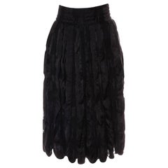 Neuer Yves Saint Laurent YSL 2006 Seidenrock mit Culottes aus Seide Gr. Fr36