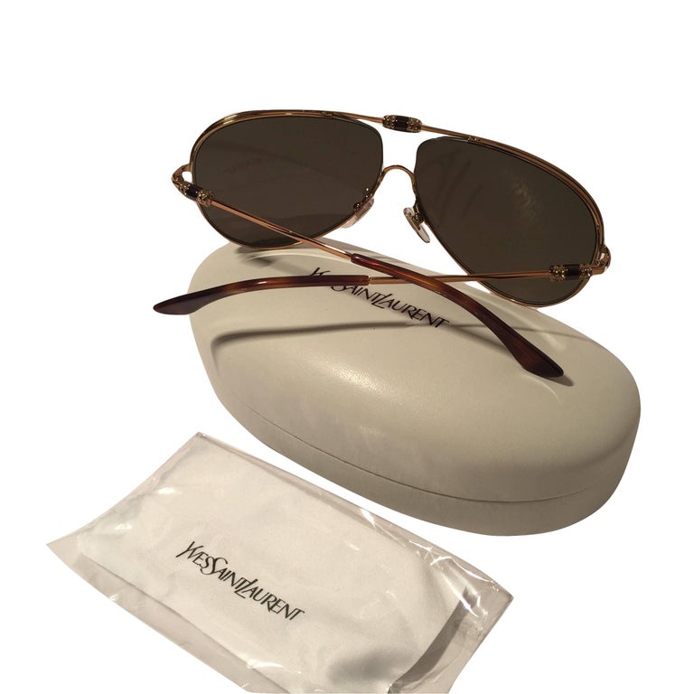 Ysl Sunglasses Case Eye Glasses Ysl Sunglasses Case Leather  display picture 1