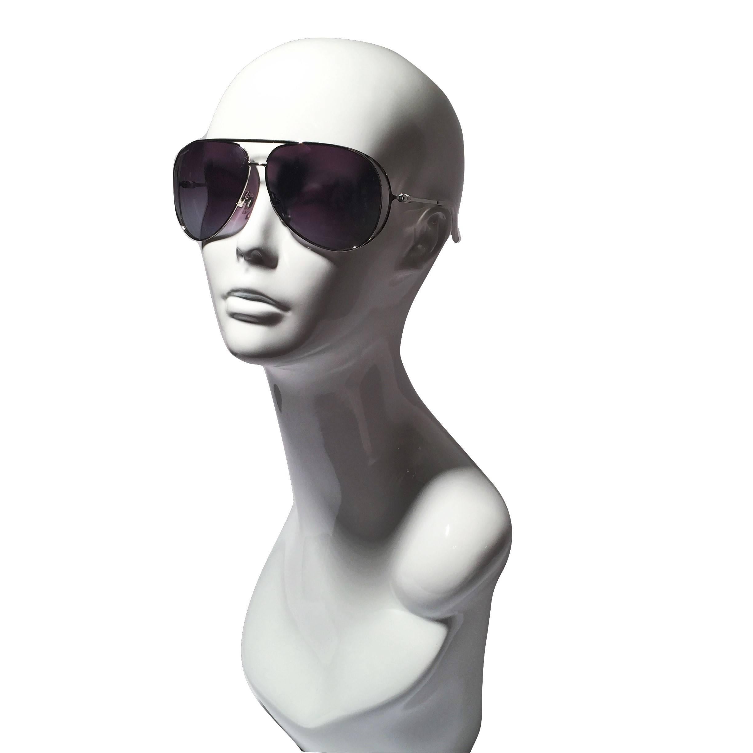 New Yves Saint Laurent YSL Aviator Sunglasses With Case at 1stDibs ...