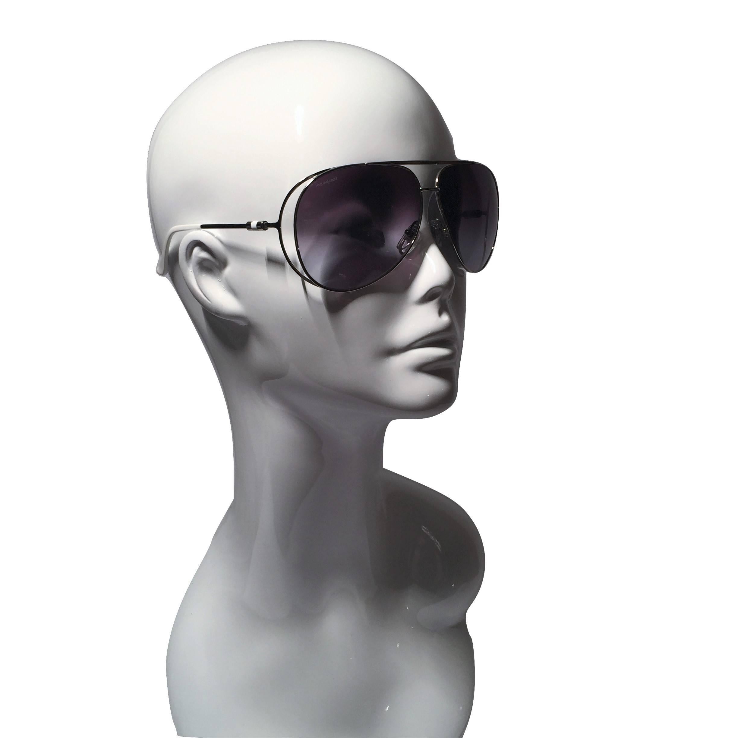 Women's or Men's New Yves Saint Laurent YSL Aviator Sunglasses  With Case