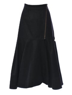 New Yves Saint Laurent YSL F/W 2008 Runway Heavy Wool Skirt & Jacket Set