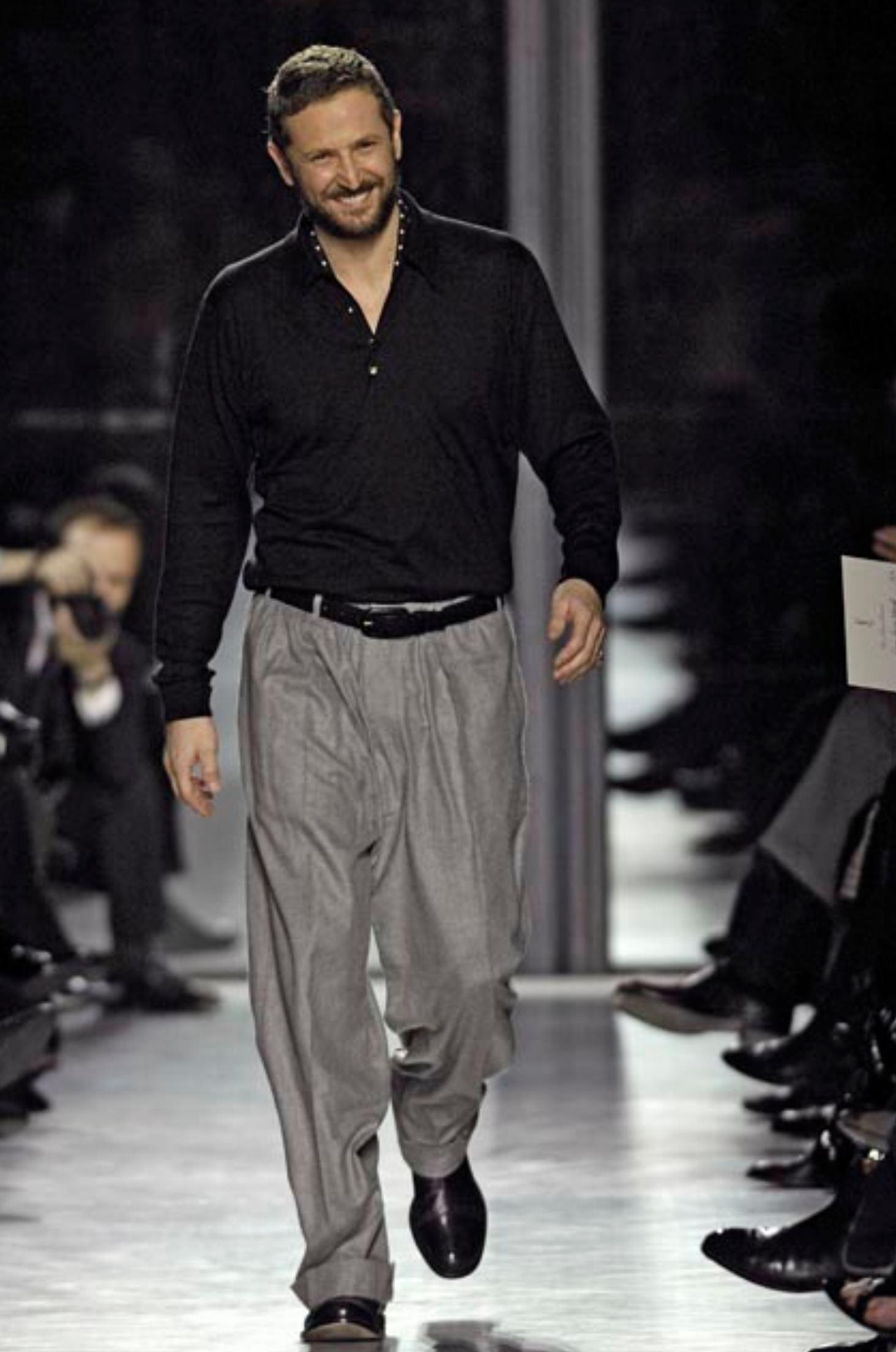 Yves Saint Laurent YSL F/W 2009 Runway - Robe en lurex de laine, taille FR 38 avec étiquettes en vente 8