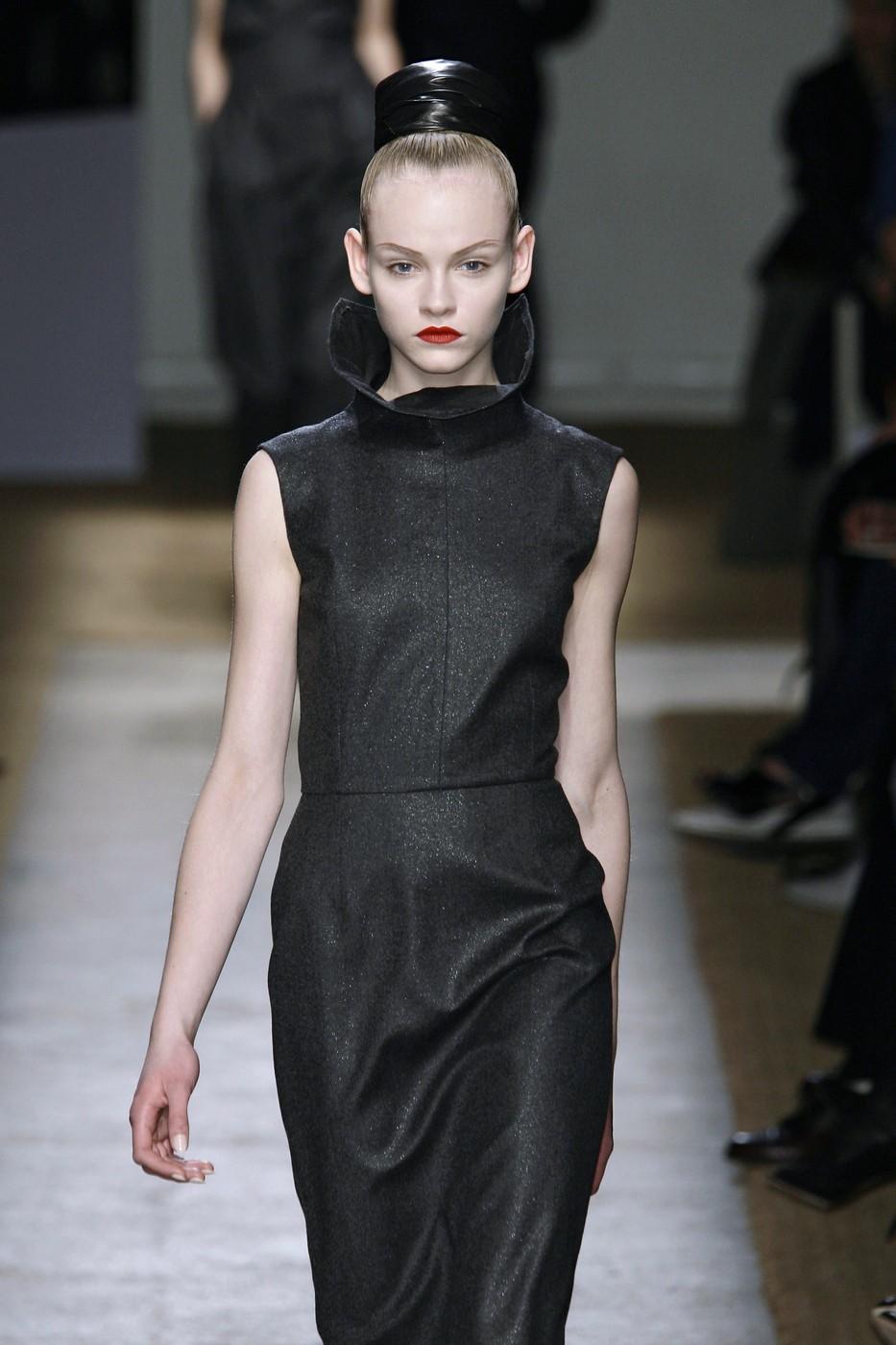 Yves Saint Laurent YSL F/W 2009 Runway - Robe en lurex de laine, taille FR 38 avec étiquettes Neuf - En vente à Leesburg, VA