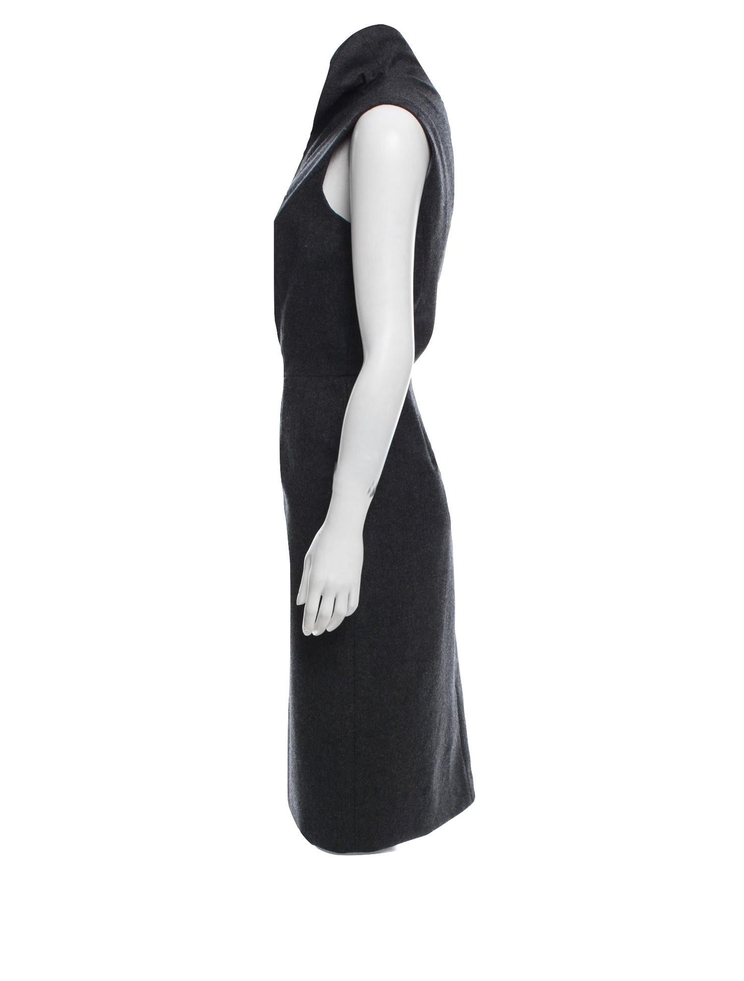 Yves Saint Laurent YSL F/W 2009 Runway - Robe en lurex de laine, taille FR 38 avec étiquettes en vente 2