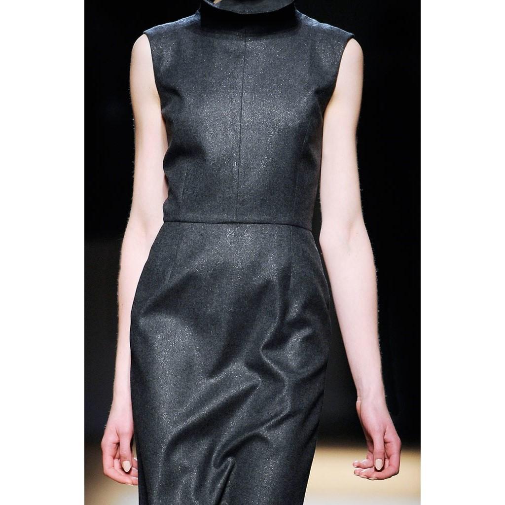 Yves Saint Laurent YSL F/W 2009 Runway - Robe en lurex de laine, taille FR 38 avec étiquettes en vente 4