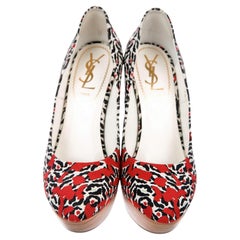 New Yves Saint Laurent YSL Resort 2012 Heels Wedge Pumps Sz 36