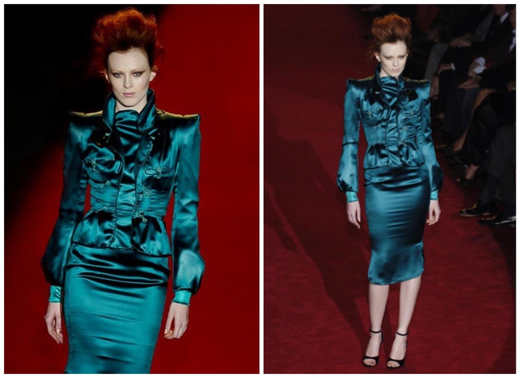 Yves Saint Laurent YSL Rive Gauche Tom Ford 2004 Final Collection Giacca di seta
Tom Ford per YSL
Collection'S: Autunno 2004, Pronto moda
Paese di origine: Francia
Stile YSL: 135617
Dimensioni
Taglia per Label: 40 Fr (L)
La collezione Yves Saint
