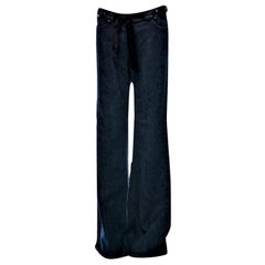 New Yves Saint Laurent YSL S/S 2005 Bell Bottom Jeans Pants Sz 42 $795