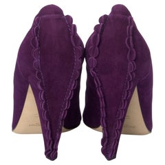 Neu Yves Saint Laurent YSL Wildleder Pumps mit Absatz aus Wildleder Gr. 38