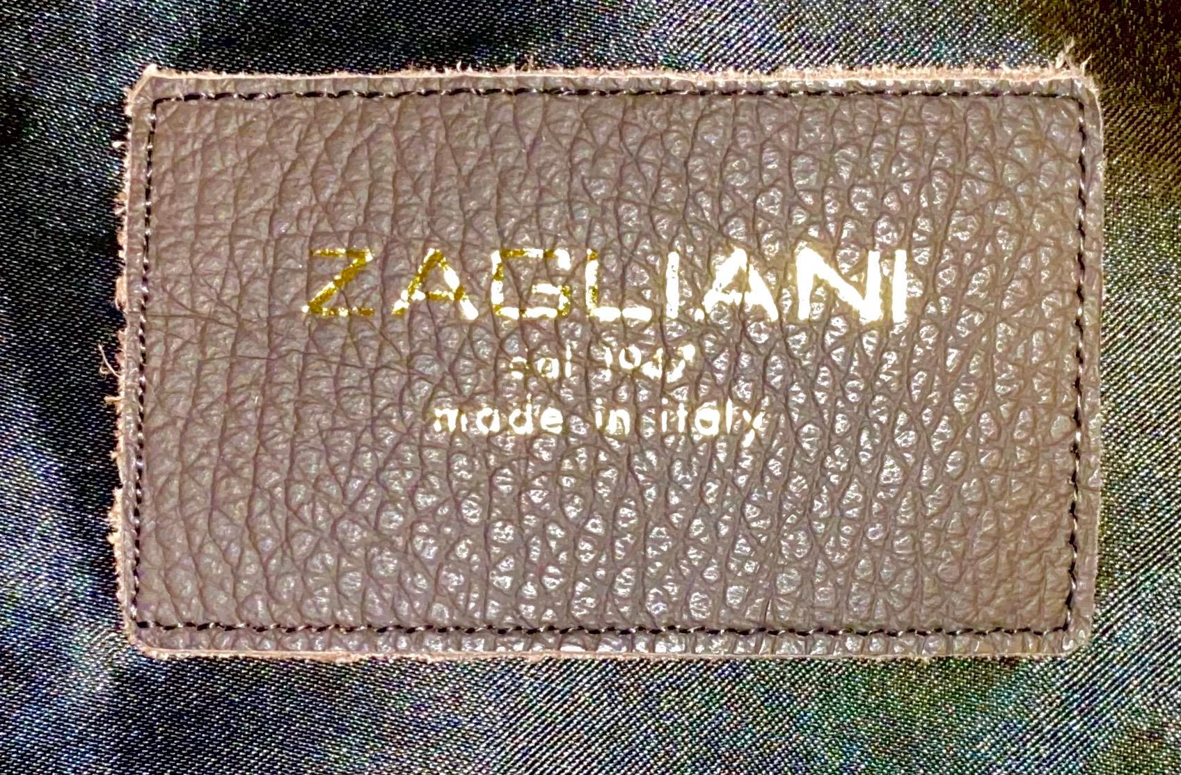 Zagliani - Sac fourre-tout hobo, porté épaule, en crocodile exotique XL, état neuf en vente 3
